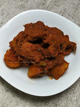 Langkah Gampang Menyiapkan Resep Rendang Kentang &amp; Daging Sapi yang Bikin Ngiler Anti Ribet, Bikin Ngiler