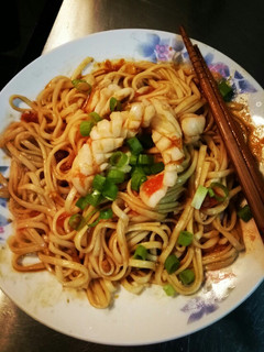 Foto resep Mie goreng Cumi" Asam manis