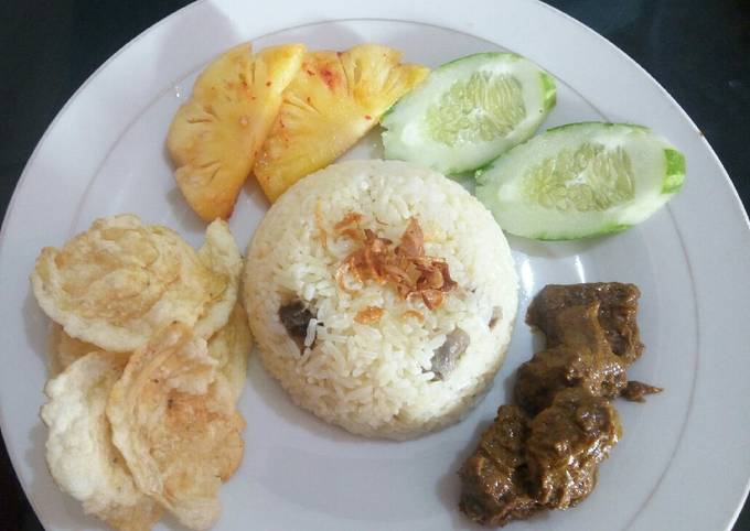 Cara Bikin Nasi Samin kari sapi Kekinian