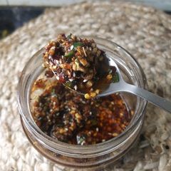 A picture of Oil of the day Chilli scallion oil.