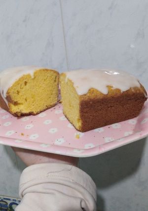 Una foto de Budín de mandarinas en la licuadora