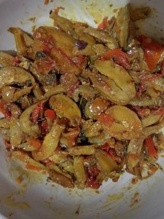 Foto resep Tumis teri jengkol pedas