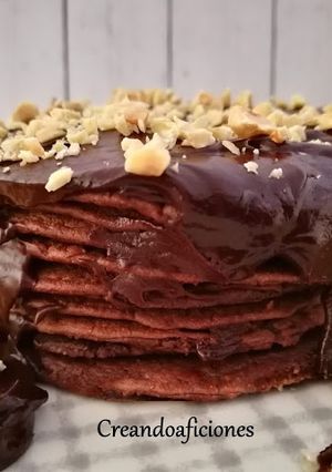 Una foto de Tortitas de avellana, sabor nutella