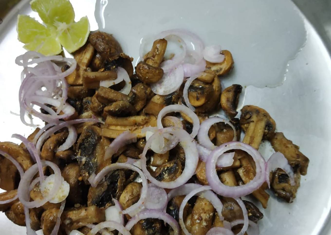 Grilled mushroom