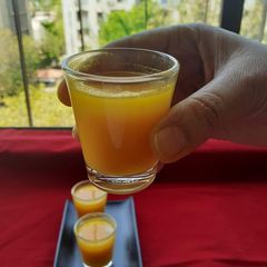 A picture of Immunity Shots (Turmeric lemon Shots).