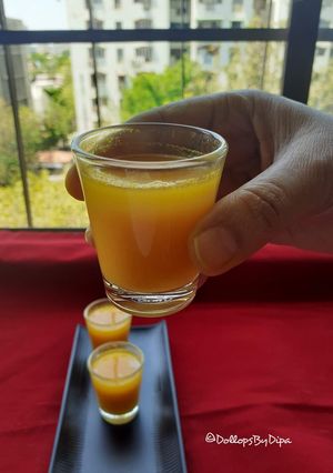 A picture of Immunity Shots (Turmeric lemon Shots).