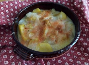 Foto di Indivia belga e patate al gratin