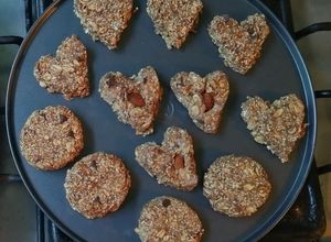Una foto de Barritas de amaranto, avena y queso crema