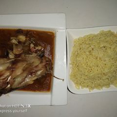 A picture of Indomie with fish pepper soup.#abjmom #MyHubFav.