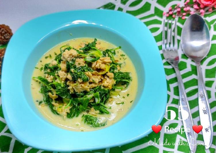 Creamy Spinach (Bayam masak Krim)