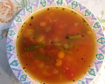 Easy Recipe Grilled Chicken and Vegetable Soup Delicious Nutritious