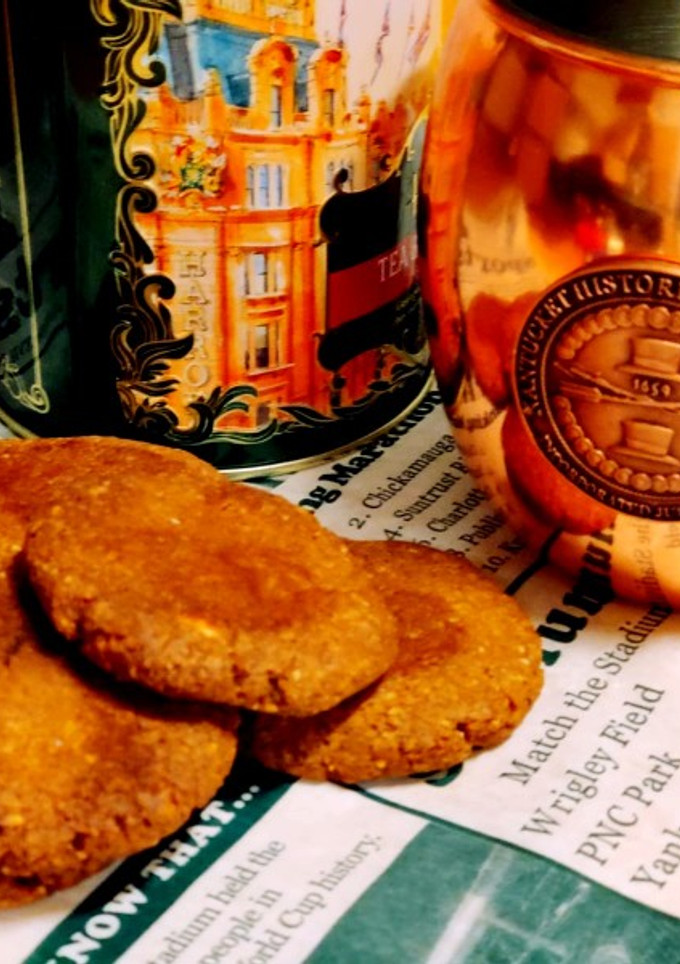 Una foto de Galletas keto de harina de cacahuete y canela