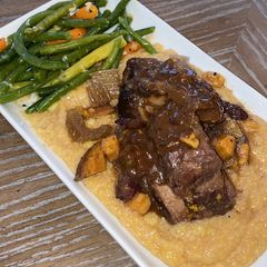 Red Wine Braised Shortribs A picture of Red Wine Braised Shortribs.