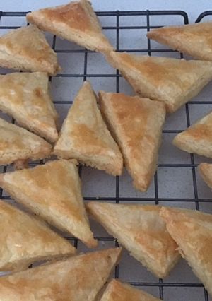 A picture of Cheese sablés #mycookbook.