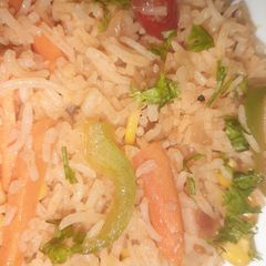 Spanish Rice 😊 A picture of Spanish Rice 😊.
