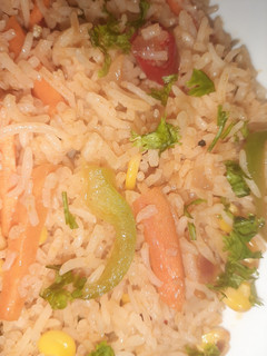 A picture of Spanish Rice 😊.