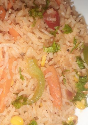 A picture of Spanish Rice 😊.