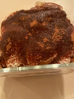 Una foto de Tiramisú saludable