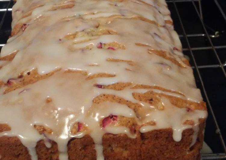 Recipe of Super Quick Homemade Glazed Cranberry Orange Bread