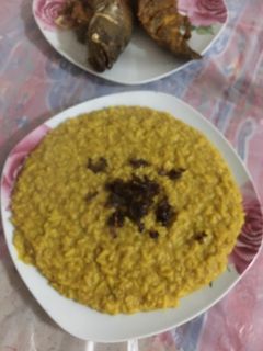 صورة لوصفة رز بالعدس(معدوس حجازي)