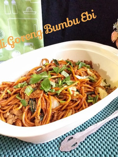 Foto resep 343.Mie lidi / Mie Gomak Goreng Bumbu Ebi