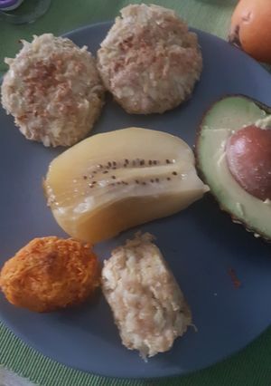Una foto de Albóndigas de zanahoria y conejo BLW