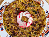 Tortilla de lechuga y hojas de rabanito 🥬🫜 Receta de doble aprovechamiento ♻️