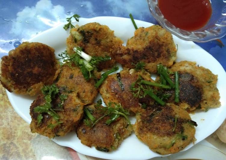 Left Over Semolina Upma Cutlet