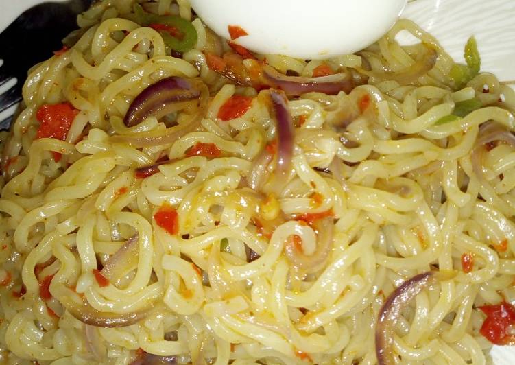 Recipe of Ultimate Stir fried indomie Cooking Basics for Beginners