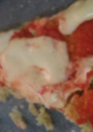 Una foto de Pizza de zuchinis