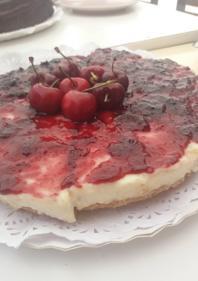 Una foto de Tarta de galletitas maría y mascarpone