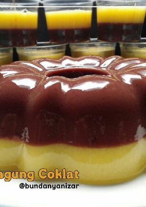 Foto resep Puding Jagung Coklat