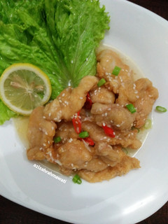 Foto resep Ayam goreng saus lemon