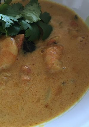 A picture of Prawn Curry (medium spicy).