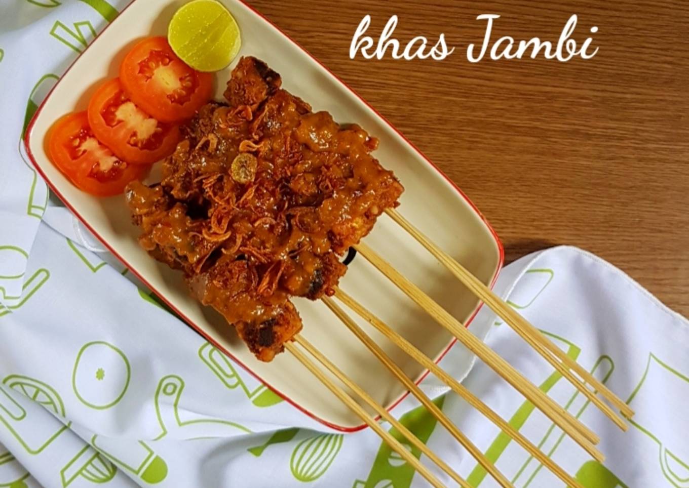 Sate Tempe Rangkayo hitam khas jambi