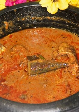 A picture of Konkani Style Mackerel in Black Gram & Fenugreek Sauce.