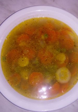 Borsó leves recept fotója