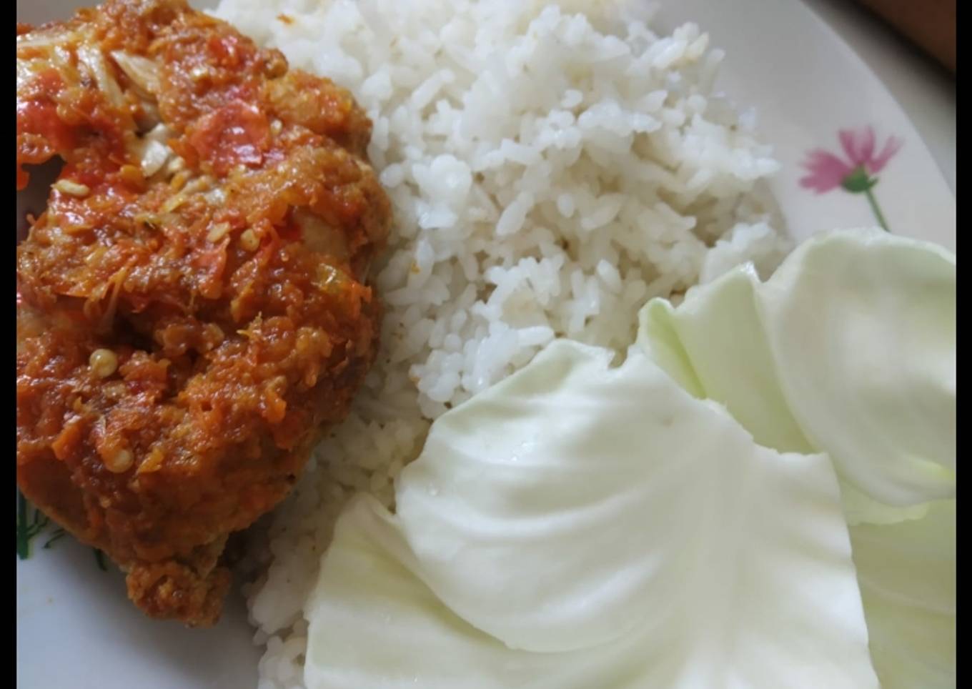 Ayam geprek kremes