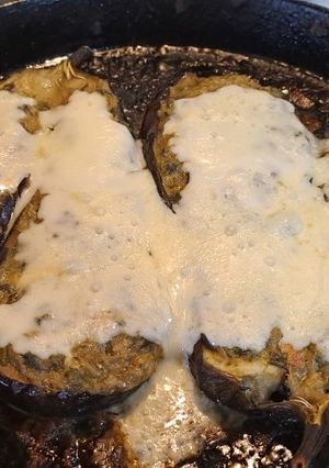 Una foto de Berenjenas rellenas al horno