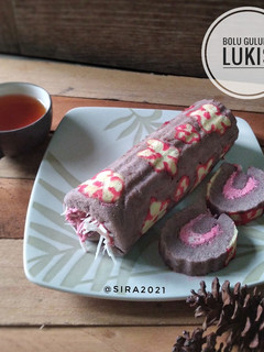 Foto resep Bolu Gulung Lukis