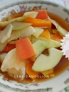 Foto resep Asinan Rujak Buah Segar #Dandelion