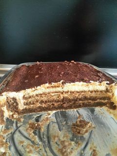 A picture of AMIEs Easter Tiramisu.