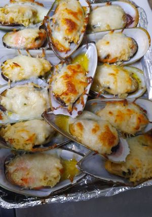 Foto resep Kerang hijau panggang keju