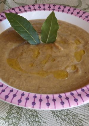 Foto principal de Crema de calabaza y champiñones