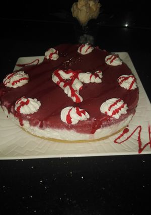 صورة لوصفة تشيز كيك 🥧 بالفراولة 🍓🍓🍓🍓🍓🍓🍓🍓🍰🍰🍰