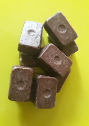 A picture of Sugarfree chocolate recipe| Homemade Diabetic chocolates.