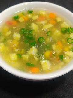 A picture of Sweet corn soup.