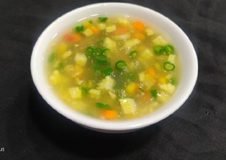 Sweet corn soup