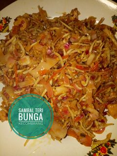 Foto resep Sambal Teri Bunga kecombrang