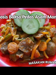 Foto resep Sosis Bakso Pedas Asam Manis
